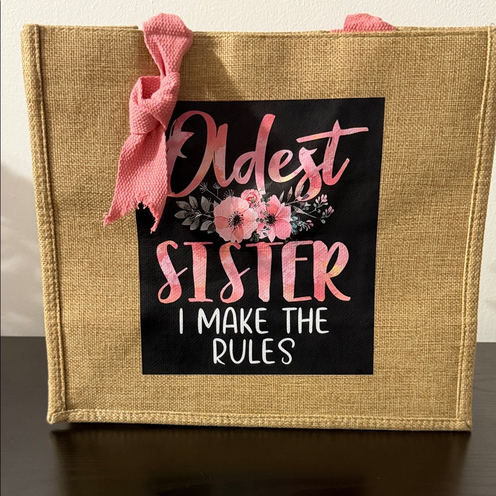Reusable Tote Bag with Floral Design